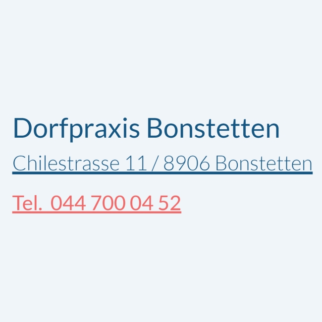 Dorfpraxis Bonstetten